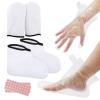 Paraffin Wax Bath Liners for Hand & Foot, Segbeauty Paraffin Heated SPA Mittens Foot Liners with Padded Terry Cloth, 200pcs Plastic Paraffin Baths Socks and Gloves for Thermal Home DIY SPA view 1