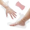 Paraffin Wax Bath Liners for Hand & Foot, Segbeauty Paraffin Heated SPA Mittens Foot Liners with Padded Terry Cloth, 200pcs Plastic Paraffin Baths Socks and Gloves for Thermal Home DIY SPA view 2