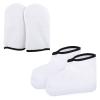 Paraffin Wax Bath Liners for Hand & Foot, Segbeauty Paraffin Heated SPA Mittens Foot Liners with Padded Terry Cloth, 200pcs Plastic Paraffin Baths Socks and Gloves for Thermal Home DIY SPA view 3