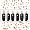 1788 Pcs Champagne Flatback Rhinestones Set for Nail, Art, Crafts, Makeup, Tumblers Glitter Round with Tweezers and Picking Pen view 2