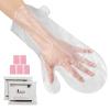 400 Counts Paraffin Wax Liners for Hands & Foot, Segbeauty Extra Large Thick 200pcs Plastic Mittens and Nomal Thin 200pcs Foot Covers with 400 Stickers for Snug Closure, Wax thera-py Hands Foot Bags view 3