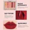5 Colors of Velvet Smooth Matte Lipstick Set, Waterproof Lip Stick Nonstick Cup Long Lasting Moisturizing Makeup Lipstick, Color Sensational Lipstick Makeup Gift Set for Girls and Women view 2