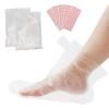 Paraffin Wax Mitts and Booties, Segbeauty 200pcs Plastic Bath Liners for Foot with 200 Stickers, Pink Thick Paraffin Heated SPA Gloves & Socks for Hot Wax thera-py Thermal treat-ment Wax Warmer view 2