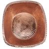 Shiny Square Copper Pedicure Bowl view 3