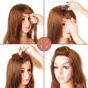 4 Pieces Puff Hair Accessories - Invisible Fluffy Sponge Clips, Front Comb Bun Bump Up Volume Base, Styling Inserts to Increase Volume for Women and Girls (Brown) view 3