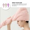 Beaupretty Absorbent Dry Hair Cap Set of 3 Comfortable Hair Hat for Women Home Travel view 4