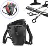 Barber Case for Stylist, Shear Holder Hair Tool Scissors Holster Hairdresser Clipper Bag Waist Shoulder Belt Storage Pouch Pu Leather Salon for Hairstylists Groomer Makeup Artists Comb Clip Men Women view 2