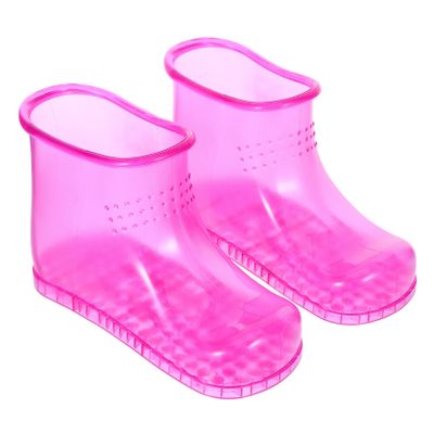 Zerodeko 1pair Creative Foot Soak Bucket Boots Foot Washing Massage Holders for High-top Design Fits up to Material