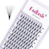 FADLASH Volume Lash Extensions 0.07 D Curl 10D Premade Fans Eyelash Extensions 14mm Premade Lash Fans Pointed Base Middle Stem Premade Lash Extensions Russian Volume Lashes (10D-0.07D, 14mm) view 1