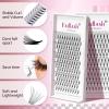 FADLASH Volume Lash Extensions 0.07 D Curl 10D Premade Fans Eyelash Extensions 14mm Premade Lash Fans Pointed Base Middle Stem Premade Lash Extensions Russian Volume Lashes (10D-0.07D, 14mm) view 2