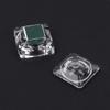 Uonlytech 2pcs Crystal Nail Art Cups Mini Glass Dappen Dish Lid for Gel Polish Nail Art Cup Set view 2