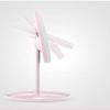 3 Modes of Light Natural Makeup Mirror White LED Backlight Movable Mirror/Base storable (Color : Pink) view 4