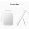 3 Colors Lights Adjustable Brightness Led Rechargeable LED Cosmetic Mirror Makeup Mirror with 27 Led Lamps Plugging and Charging (Color : Pink) view 2