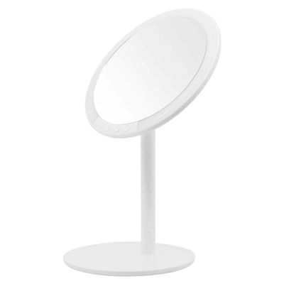 Pkfinrd 7X Magnifier Makeup Led Mirror with 66 Lamp Beads Cosmetic Mirror with Touch Switch 7-Speed Dimmer 3 Colors for Tabletop Travel