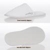 5 Pairs Closed Toe Non-Disposable SlippersTowel White Spa Slippers Fit Most Men and Women for Spa, Party Guest, Hotel and Travel (Color : White, Size : 31CM) view 3