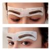 12 STYLE/SHAPE SELF ADHESIVE EYEBROWS STENCIL - 26 pcs pads x 2 eyebrows stencil on every pad. view 2