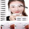 12 STYLE/SHAPE SELF ADHESIVE EYEBROWS STENCIL - 26 pcs pads x 2 eyebrows stencil on every pad. view 3
