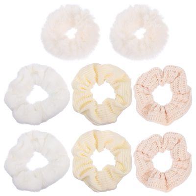 Beaupretty 12pcs Plush Hair Scrunchies Ponytail Holders Bands for Daily Wear for School Weddings and Parties Stylish and Comfortable