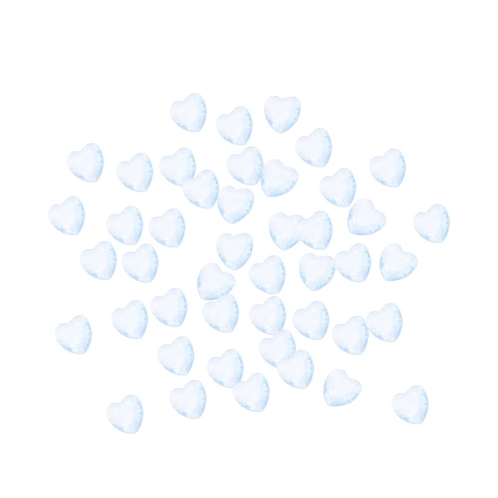 EXCEART 1bag Acrylic Rhinestone Jewels for Crafts for Heart-Shaped Decor Table Gems and Creative Projects