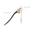 Beaupretty Chinese Style Hair Bun Holder Hairpin Dangle Charm Vintage Agate Hair Stick for Traditional Ethnic Clothing Elegant Decorative Accessory for Women view 2