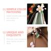 Beaupretty Chinese Style Hair Bun Holder Hairpin Dangle Charm Vintage Agate Hair Stick for Traditional Ethnic Clothing Elegant Decorative Accessory for Women view 3
