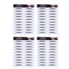 Lurrose 6D Hair-Like Eyebrow Tattoo Stickers 4Pcs Waterproof False Eyebrows for Natural Look Reusable Eyebrow Grooming for Women view 1