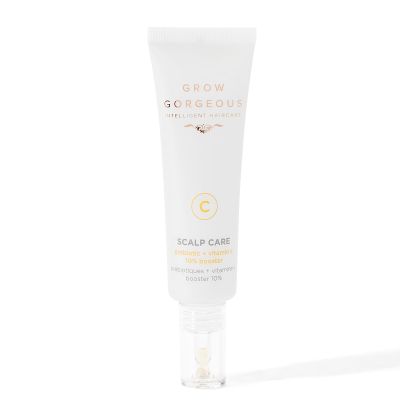 Grow Gorgeous Scalp Care Prebiotic and Vitamin C 10% Booster - Energizing Scalp Treatment to Combat Oxidative Stress, Stimulate Roots and Rejuvenate - Vegan