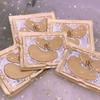 Rk by khanzi 24K Gold Under Eye Pads 25 Pairs for Treatment Of Dark Circle and also Wrinkles with a pair of eye lashes ) view 4