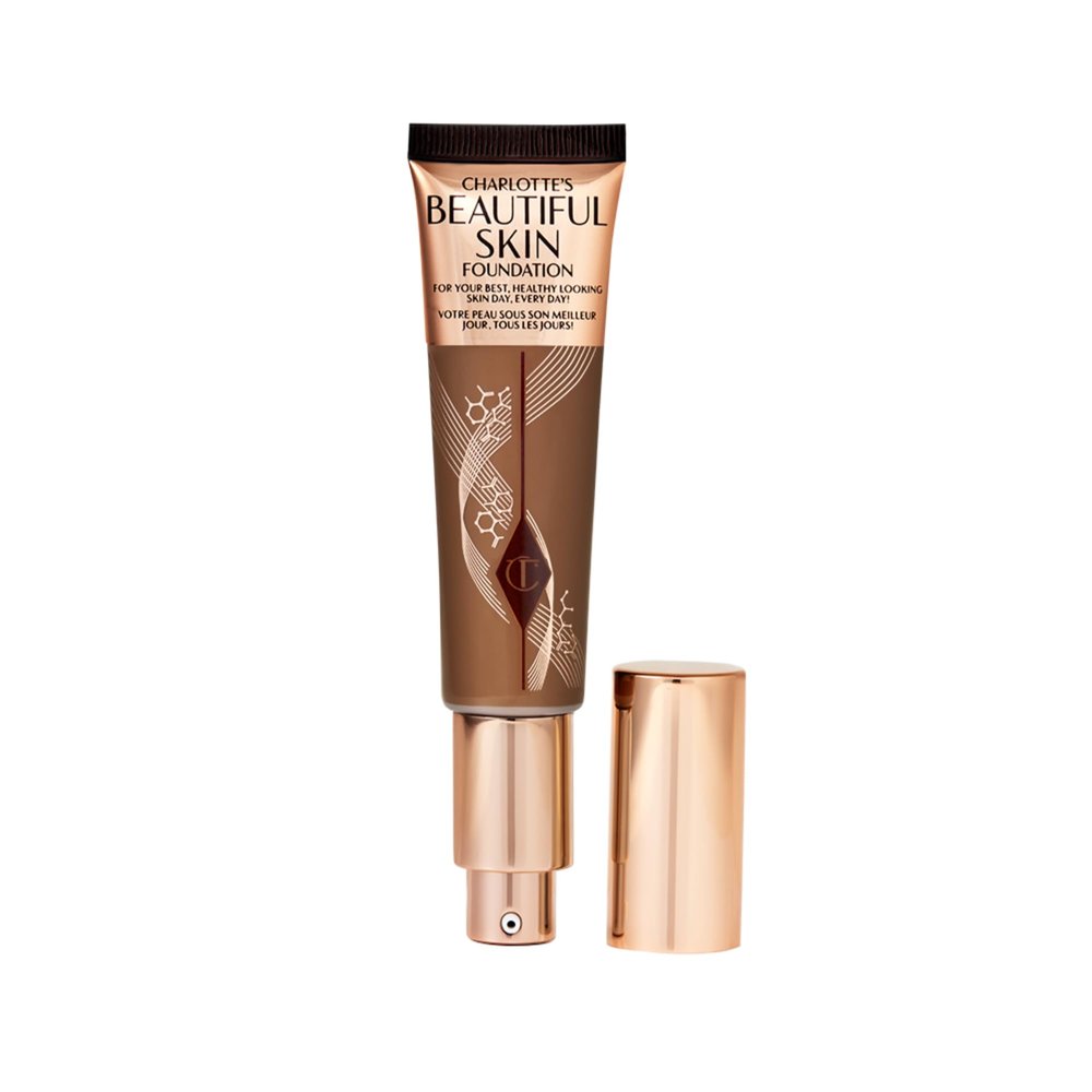 Charlotte Tilbury Beautiful Skin Medium Coverage Hydrating Foundation - Buildable Liquid Makeup for Instant Glow, Plumping Hydration & Lasting Skincare Benefits - 15 Neutral