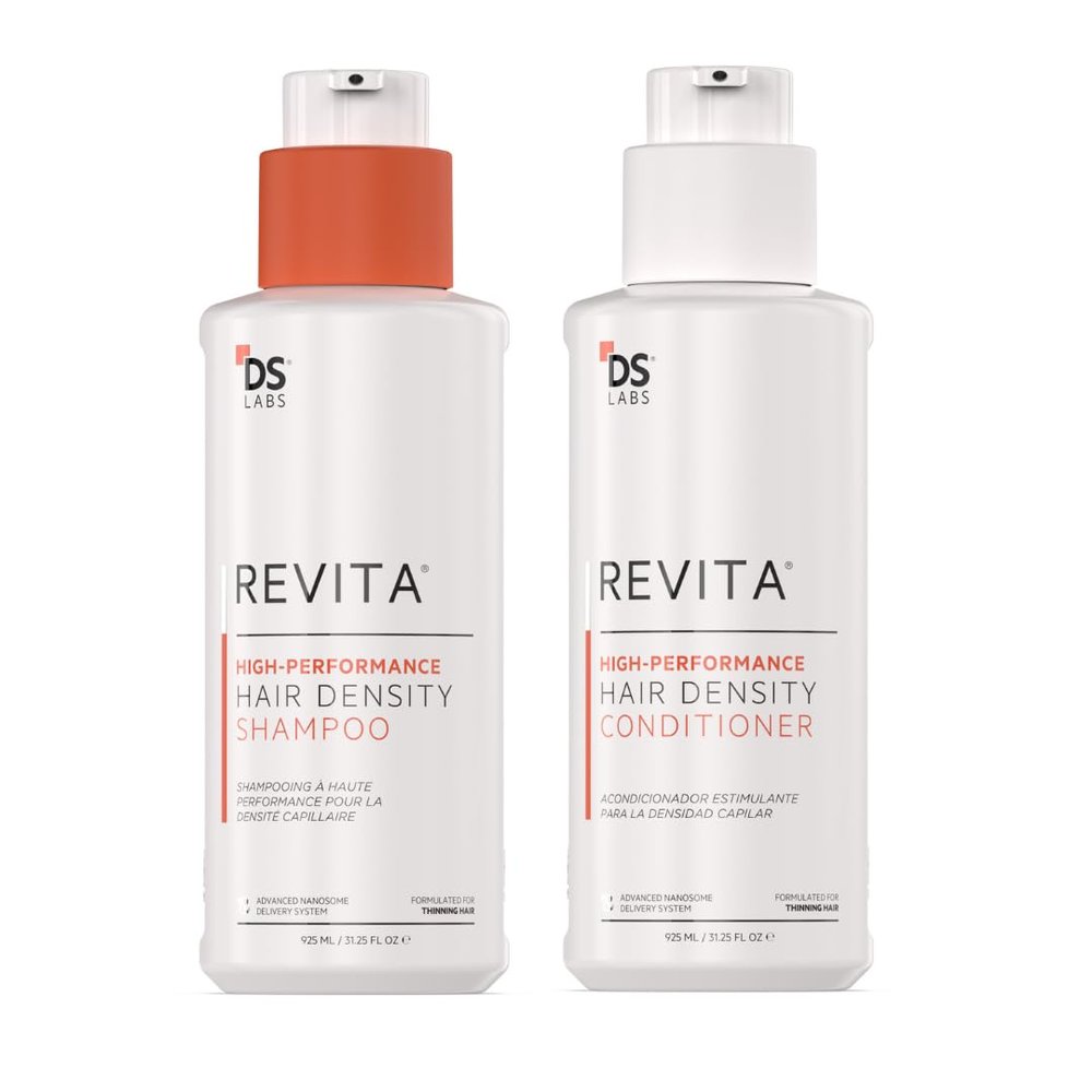 DS Labs Revita Shampoo & Conditioner Kit, 925mL Scalp First System for Fuller Looking, Volumized Hair, Lightweight Hydration, Sulfate & Silicone Free, Color Safe, For Men & Women