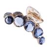 ink2055 Women Rhinestone Hairpin Women Hair Clip Shiny Barrette Headwear Champagne view 4
