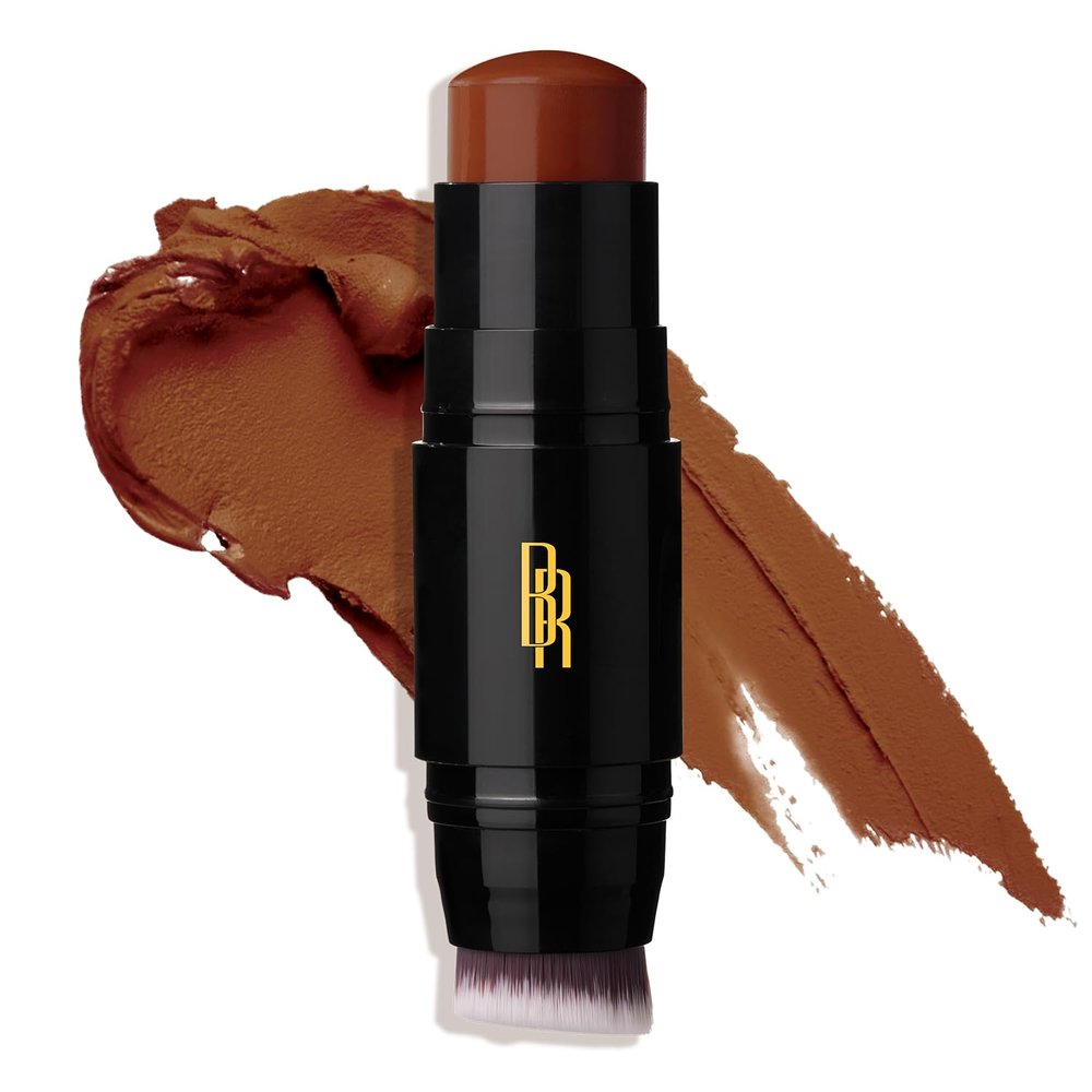 Black Radiance Color Perfect Foundation Stick with Soft Brush Applicator Duo Buildable, Blendable Versatile Pigment-Rich Formula - Espresso