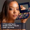 Black Radiance Brilliant Effects Eye Shadow Palette, 12 Intense Ultra Pigmented Powder, Buildable & Blendable Versatile Matte to Shimmer Finishes, Cruelty-Free & Vegan - Midnight Magic view 2