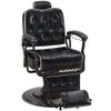BarberPub Heavy Duty Metal Vintage Barber Chair All Purpose Reclining Hydraulic Pump Salon Beauty Spa Chair Hair Styling Equipment 9218 (Black) view 1