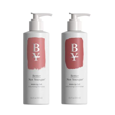 Better Not Younger Wake Up Call Volumizing Duo for Women Over 40  Sulfate-Free Shampoo and Conditioner Bundle for Thinning Hair  Adds Body, Hydration & Strength  8.4 oz Bottles