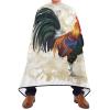 ALAZA Rooster in Vintage Style Barber Cape for Men Women, Waterproof Haircut Apron Beard Shaving Bib Hair Cutting Cloth 55 x 65 Inch view 2