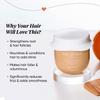 DOT & KEY Pea Peptide Strengthening Moringa & Argan Hair Mask | Hair Mask For Hair Fall Control | Hair Mask For Dry And Frizzy Hair | For Smoothening Hair | For Women & Men, 200 Millilitre view 2