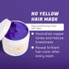 NOW BEAUTY Deep Conditioning Purple Mask - For Dry, Damaged & Blonde Hair - Regenerating, Vegan, Color Safe, Sulfate-Free - For All Genders - 16 oz view 2