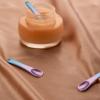 6 Pack Metal Makeup Spatula, Mini Spoon, Beauty Scoop for Facial Cosmetic, Face Mask (Gradient Purple) view 2