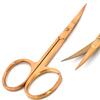 AAProTools Nail Scissors Cuticle Scissors Eyebrow Scissors Small Scissors Manicure Scissors Rose Coated With Sharp Curved Blades Multi Purpose For Men And Women view 1