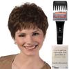 Bundle - 5 Items: Jamie Wig by Estetica, Christy's Wigs Q & A Booklet, 2oz Travel Size Wig Shampoo, Wig Cap & Wide Tooth Comb - Color: R344LF58 view 3