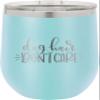 CustomGiftsNow Dog Hair Don't Care - Stainless Steel Double-Wall Insulated 12-Ounce Truck Car Travel Coffee Cup Wine Tumbler Mug with Lid view 1