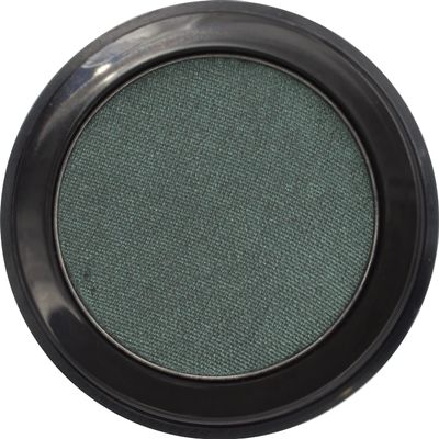 Pure Ziva Counterfeit Shimmering Deep Forest Green Blue Grey Pressed Powder Single Vegan Eyeshadow; Talc, Paraben & Cruelty Free