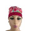 Turn Up Ponytail Medical Scrub Cap  Watermelon Seeds. - Bouffant Scrub Hats, Unisex Surgical Caps, Dr. Hats, Nurses Hats. Scrub Hat for Women & Men tie Back | Working Cap with Holder view 3