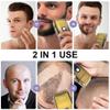 Hatteker Foil Head Shaver Triple Blades Electric Shaver Razor for Men Close Bald Head Barber Trimmer Waterproof Wet & Dry, Cordless, Gold view 3