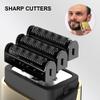 Hatteker Foil Head Shaver Triple Blades Electric Shaver Razor for Men Close Bald Head Barber Trimmer Waterproof Wet & Dry, Cordless, Gold view 4