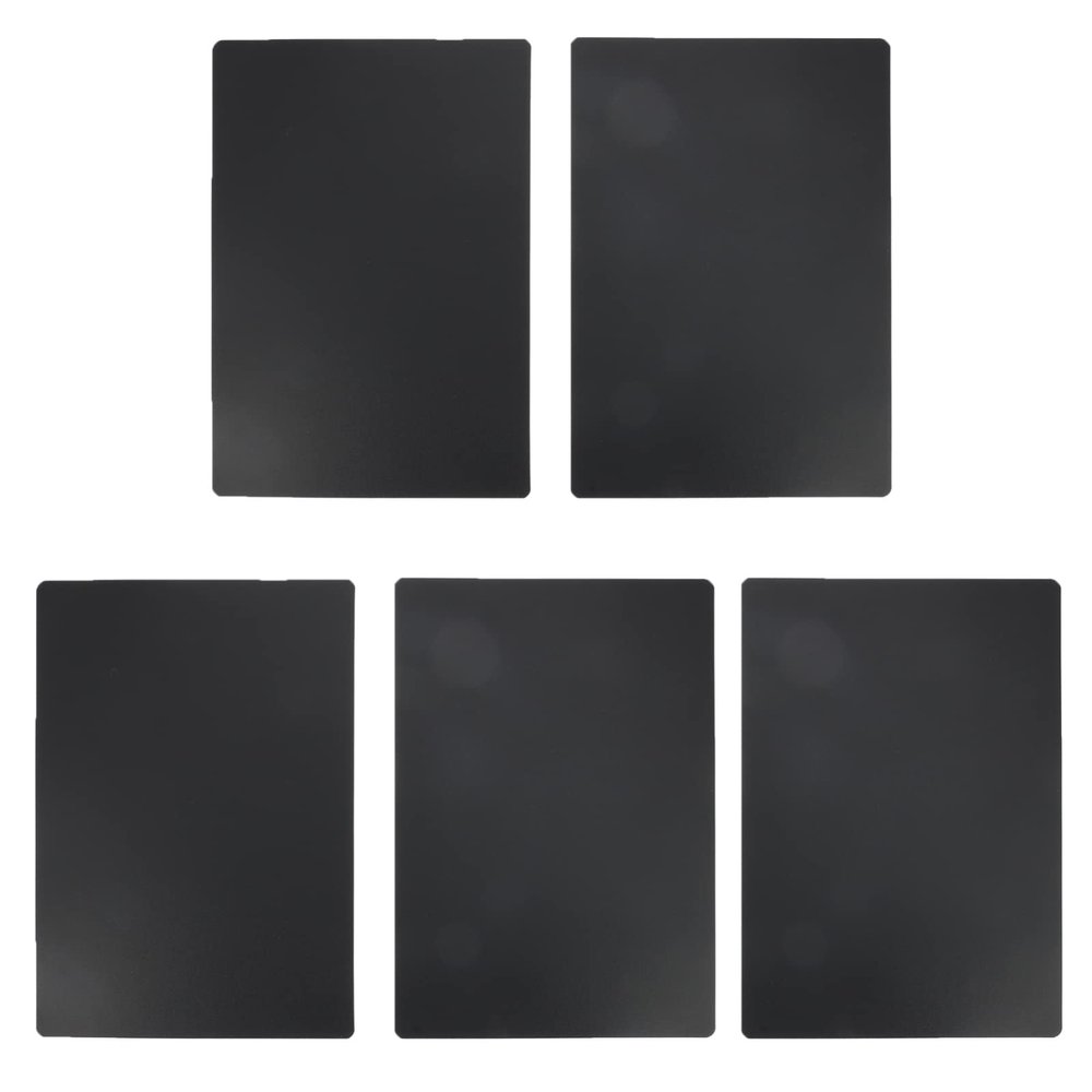 Beaupretty 5pcs Nail Art Palette Professional Color Mixing Plate for Gel Manicure Lightweight and Portable for Nail Salon Artists and Beginners