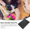 Beaupretty 5pcs Nail Art Palette Professional Color Mixing Plate for Gel Manicure Lightweight and Portable for Nail Salon Artists and Beginners view 4