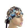 Turn Up Ponytail - French Bulldogs. Bouffant Scrub Hats, Unisex Surgical Caps, Dr. Hats, Nurses Hats. Scrub Hat for Women & Men tie Back | Working Cap with Holder view 2