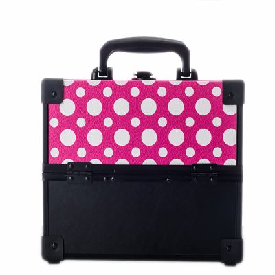 DMCESWFC Portable/Dividers/Folding Trays/Makeup Artist Box,Lockable/with Compartments/Makeup Train Case,for/Travel (C)